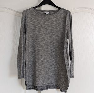 Pure Jill striped 3/4 sleeve tunic